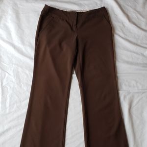 Brown dress slacks - low rise!
